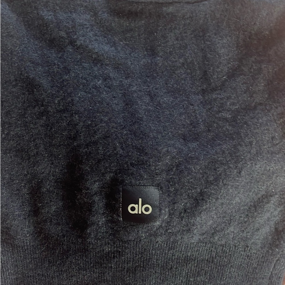 ALO Women’s Cashmere Navy Cardigan S